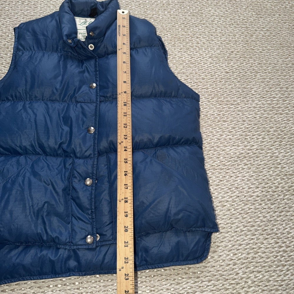 Women's Vintage L L Bean Goose Down Vest Jacket. 70's Small/medium Puffer - Picture 4 of 5